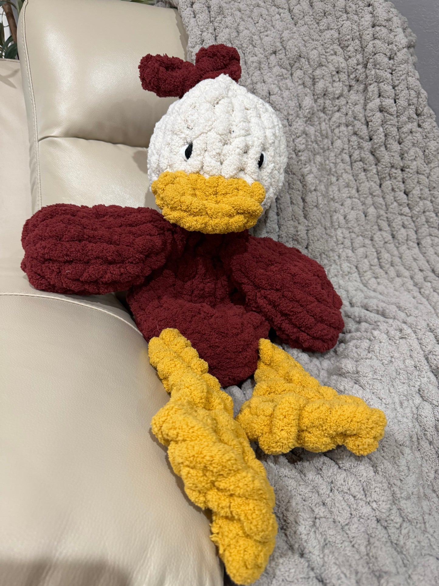 Handknit Duck Stuffies