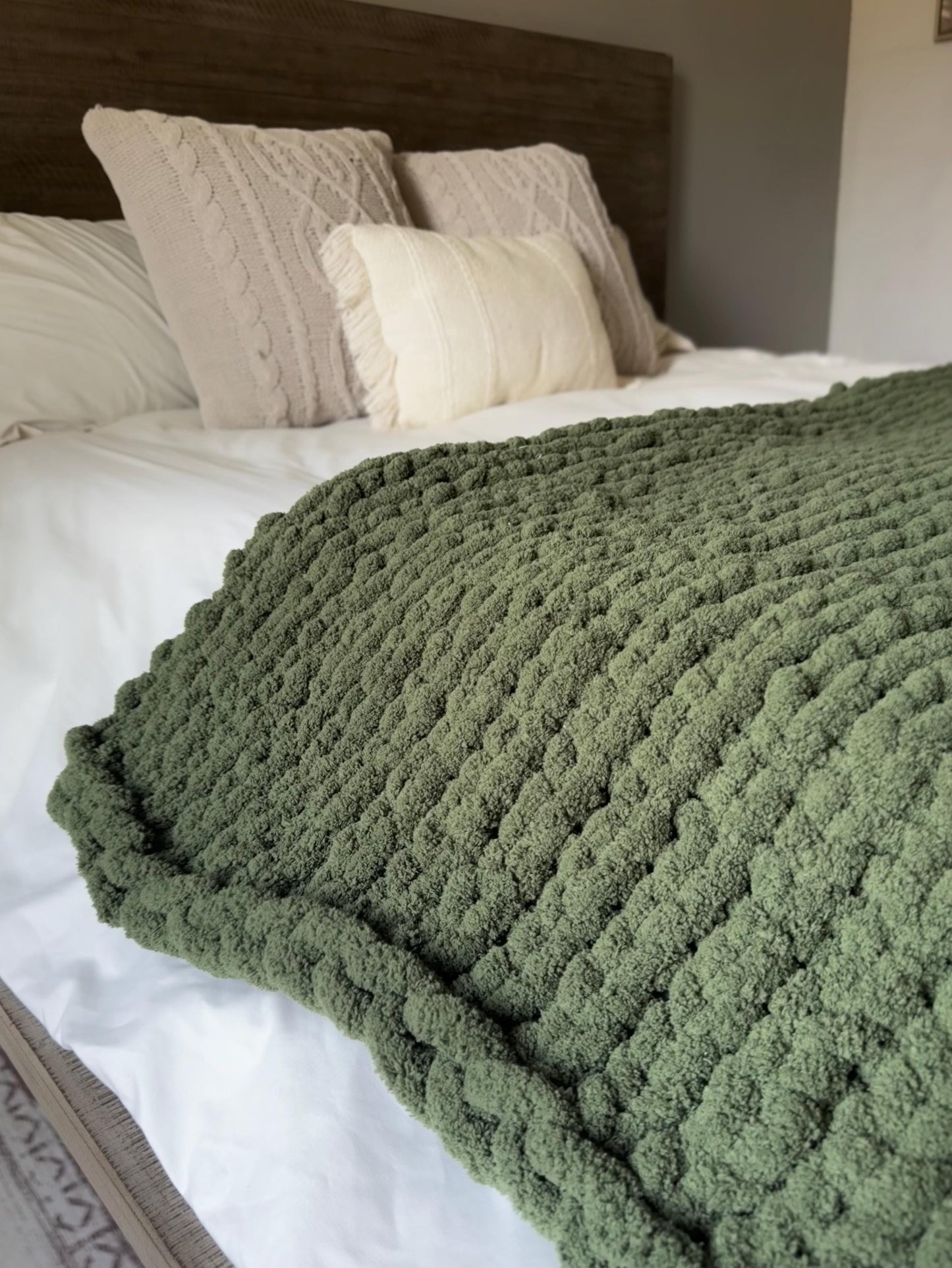 Handmade Chunky Knit Blanket