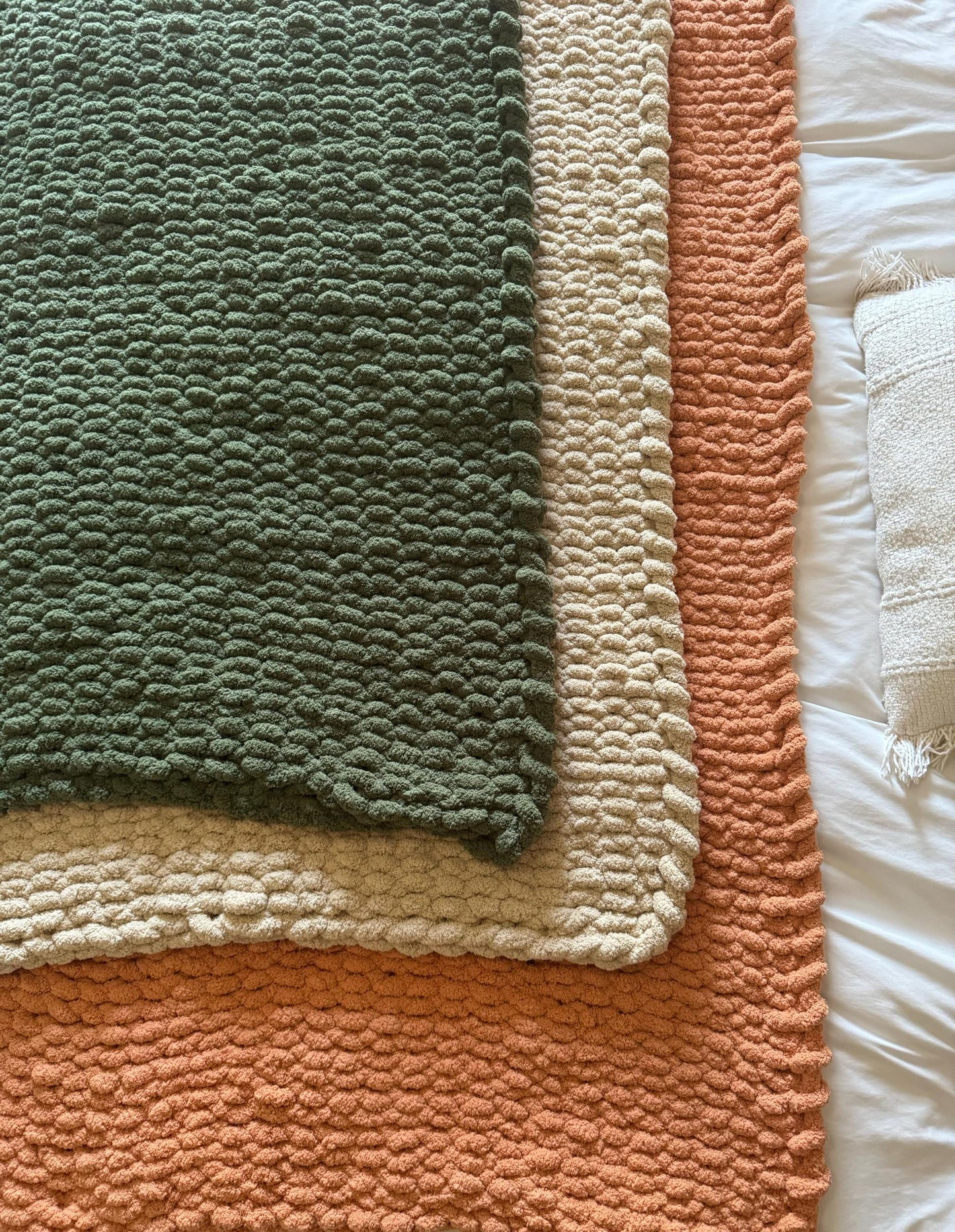 Handmade Chunky Knit Blanket