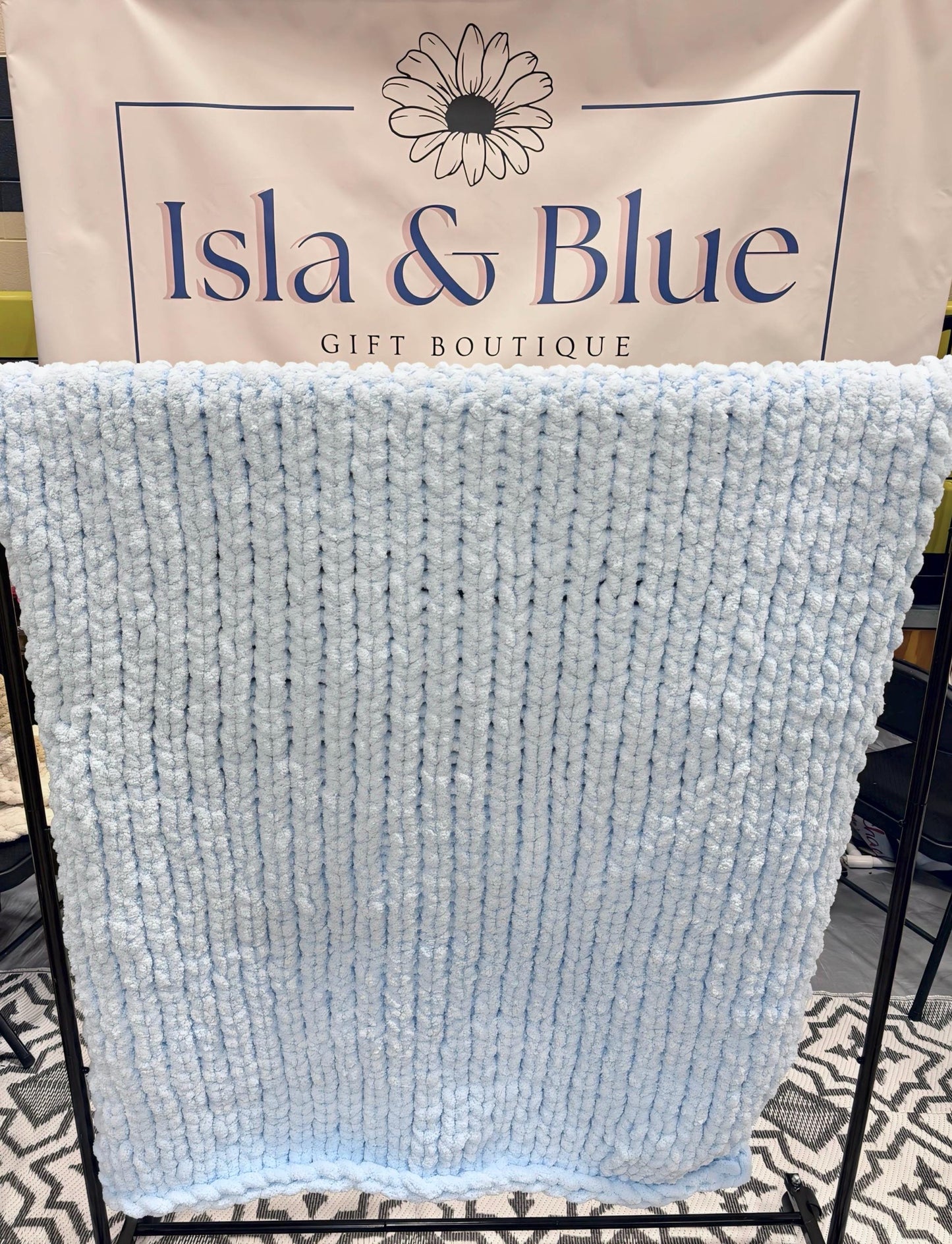 Handmade Chunky Knit Blanket