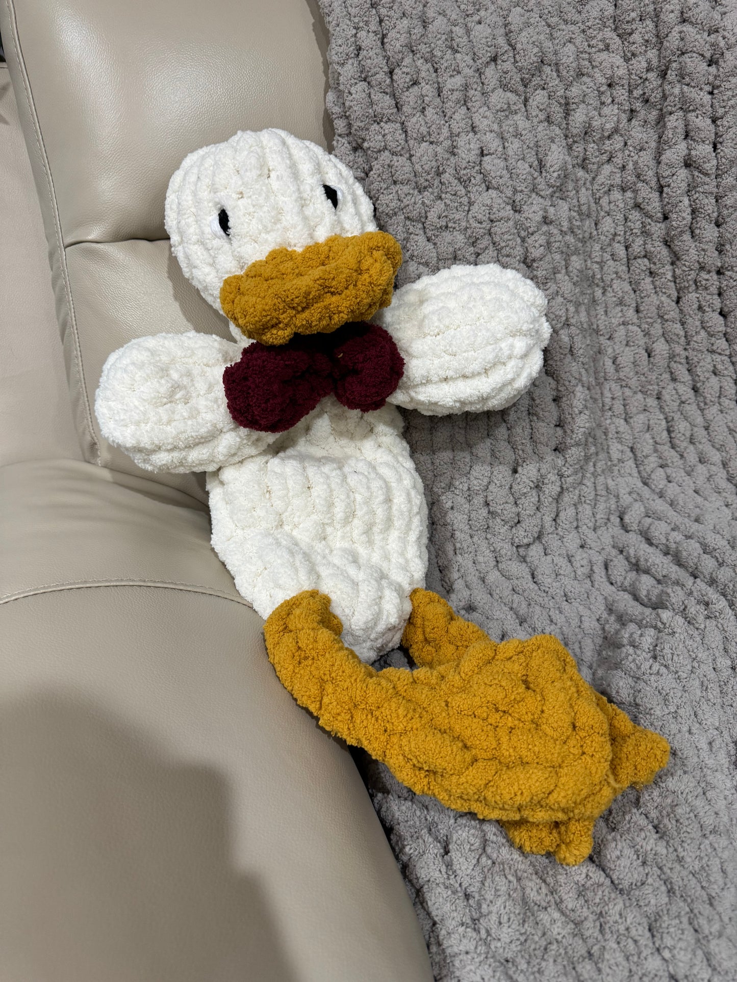 Handknit Duck Stuffies