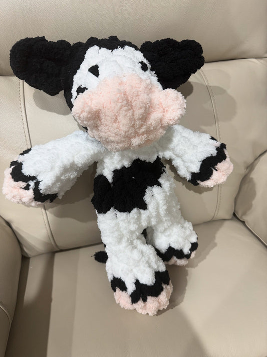 Handknit Cow Stuffies