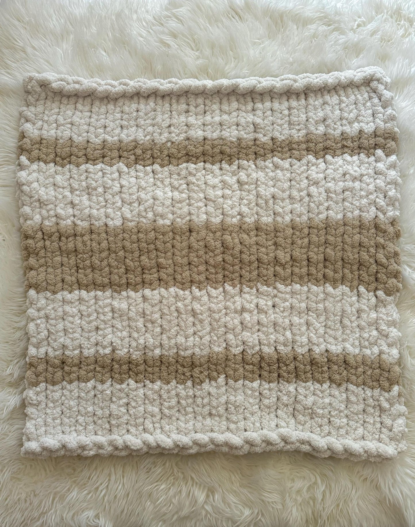 Hand-Knit Baby Blanket | Baby Play Mat