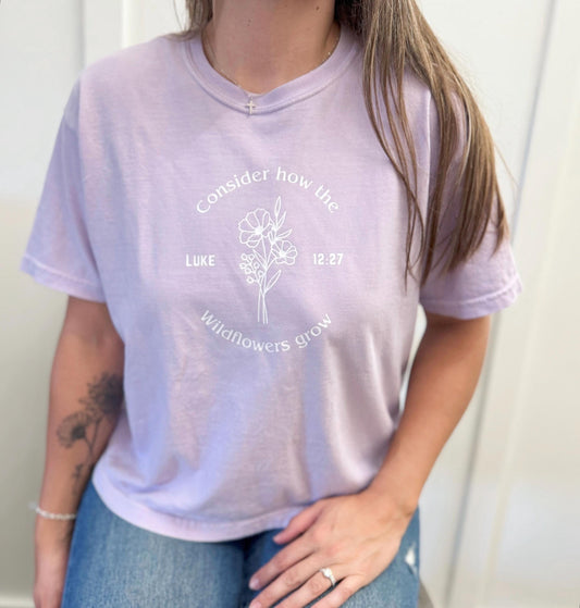 Consider the Wildflowers Shirt